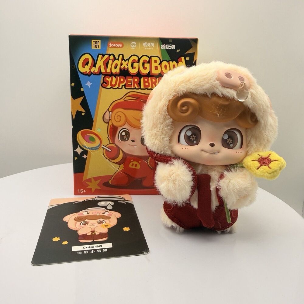 Top Toy Q Kid x GG Bond Super Bro Plush Pendant Confirmed - Cutie GG